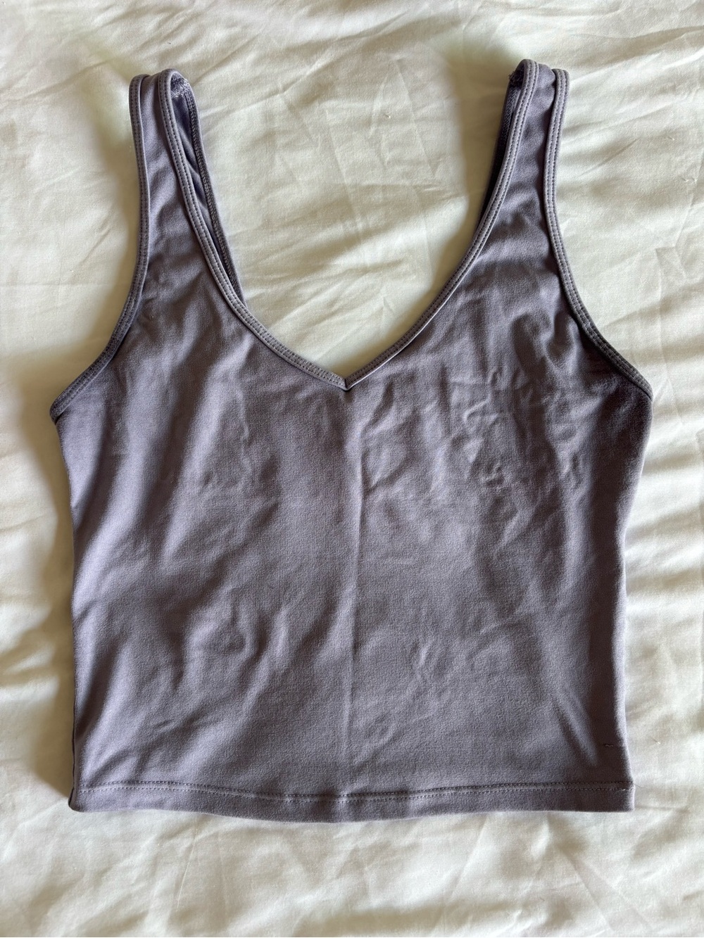 Women's V-Neck Cropped Tank Top